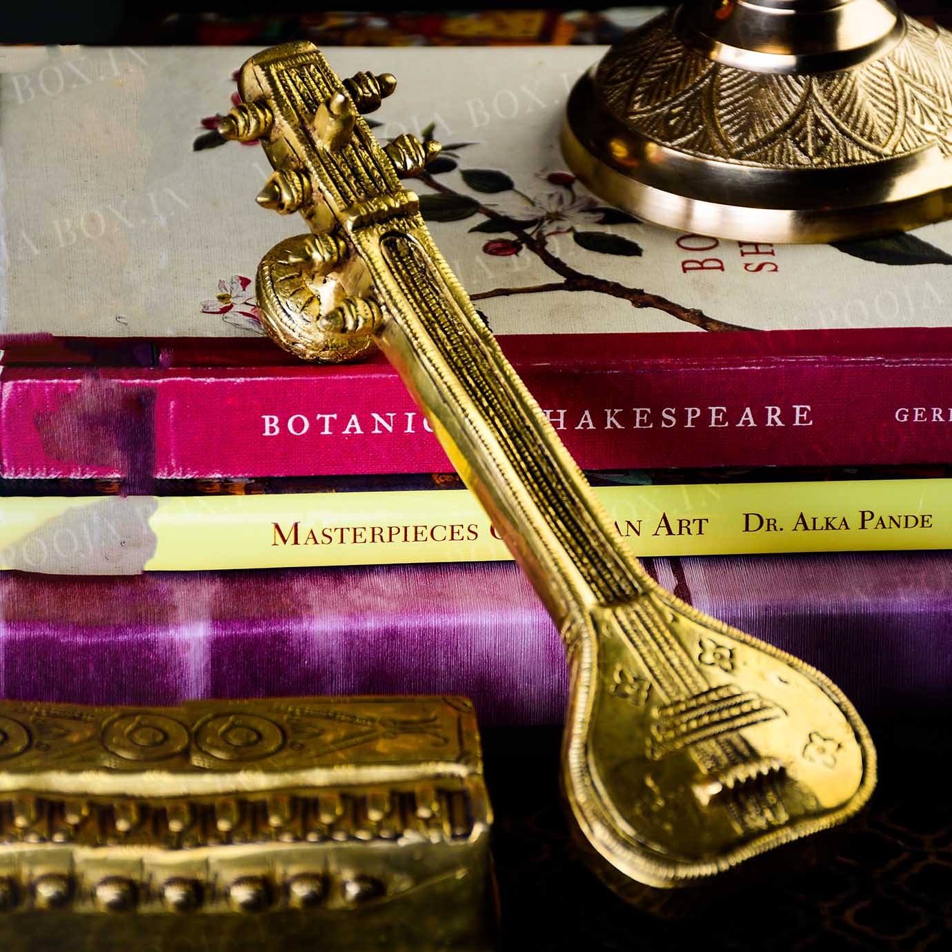 Antique Brass Musical Instruments for Home Decor(Set of 3)
