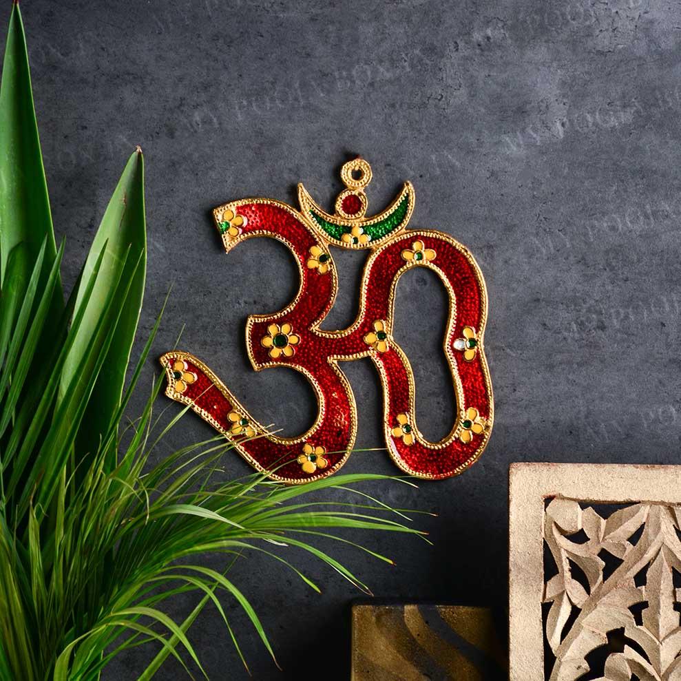 Auspicious Decorative Om Wall Hanging