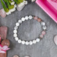 Rose & Howlite Bracelet | Stone for Love, Peace & Relationship