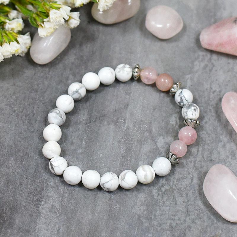 Natural Howlite Bracelet, 8mm Round Beaded Bracelet, Stretch Bracelet,  Healing Bracelet,howlite Crystal, Gemstone Bracelet, Gift for Her - Etsy | Howlite  bracelet, Unique beaded bracelet, Healing bracelets