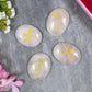 Rose Quartz Arch Angel Engraved Set
