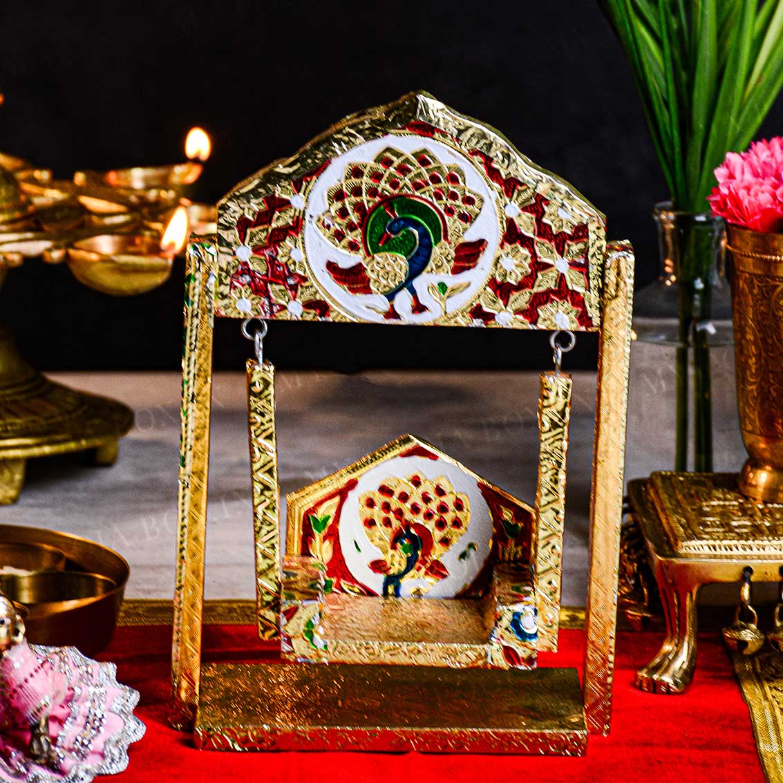 Handcrafted Beautiful Peacock Jhula