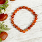 Carnelian Crystal Healing Bracelet for Stability