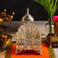 Luxurious Silver Finish Laddu Gopal Singhasan