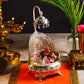 Antique Silver Finish Laddu Gopal Singhasan