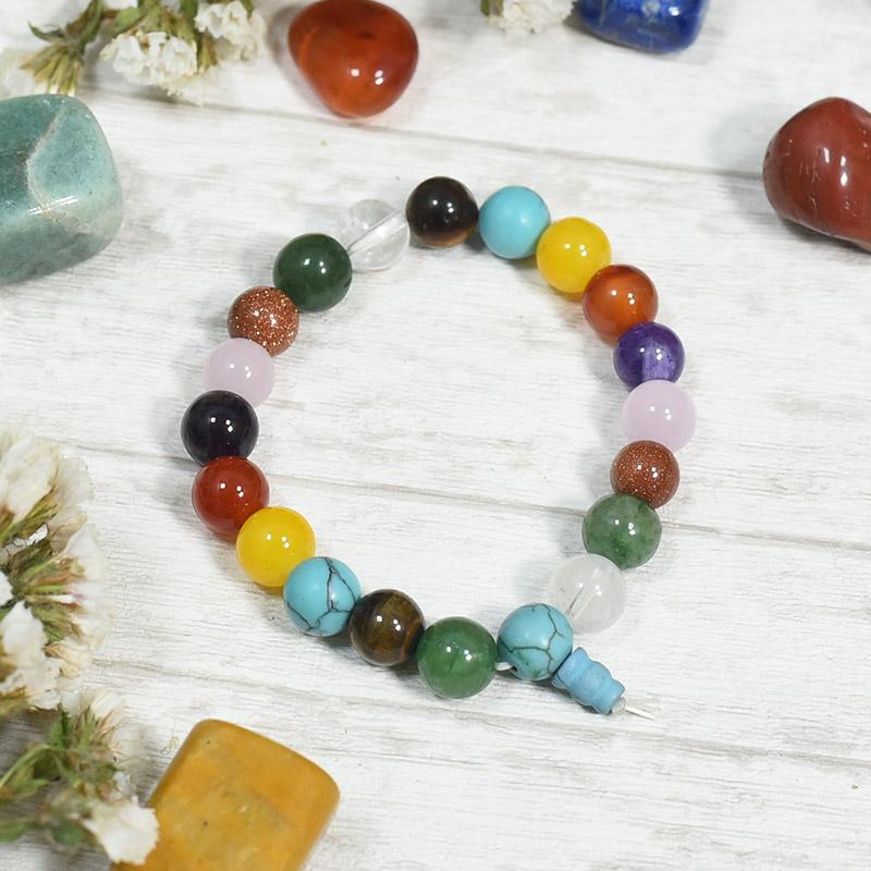 Multi Color Sparkle Round Bracelet