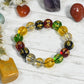 Om Mani Padme Hum Carved Gemstone Bracelet | Tibetan Holy Mantra