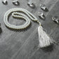 Elegant Pearl Mala with Tassels