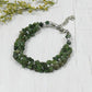 Green Jade Natural Stone Bracelet | Good Luck, Friendship & Cleansing