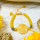 Citrine Crystal String Bracelet for Concentration