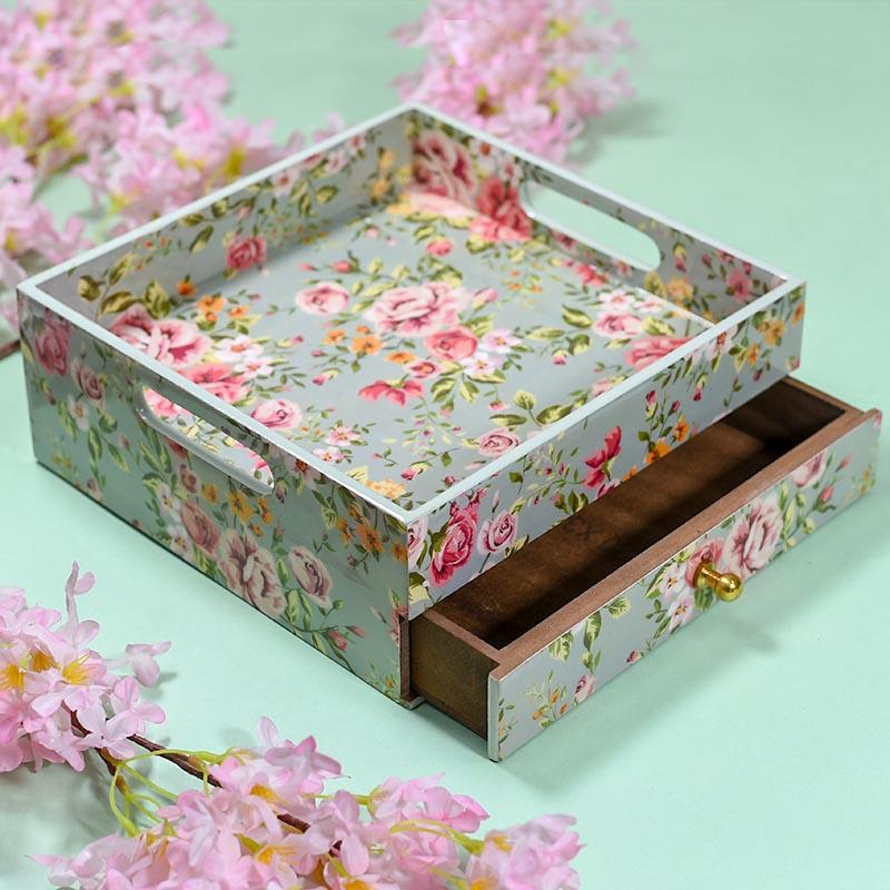Multi Utility Tray with Drawer