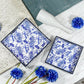 Serene Blue Serving Trays - Set of 2