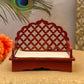 Maroon Mesh Laddu Gopal Singhasan