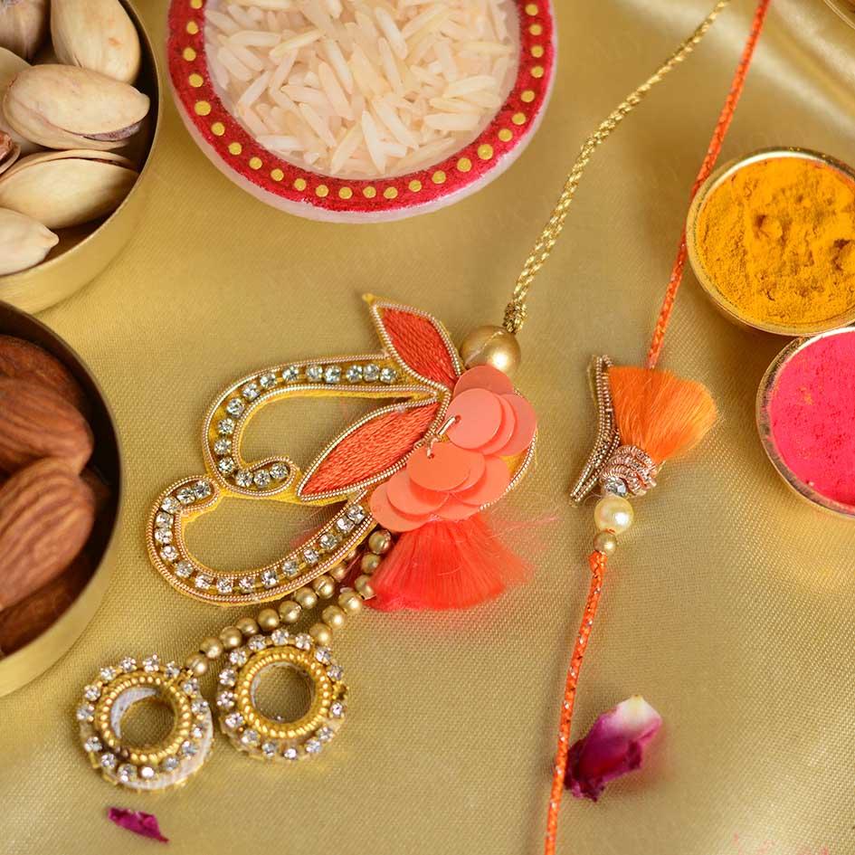Incredible Diamond Bhaiya Bhabhi Rakhi