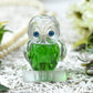 Green Crystal Owl Figurine Paperweight Table Centerpiece Home D   ecor