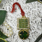 Divine Shri Budh Yantra Pendant with Green Stone