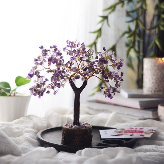 Amethyst Gemstone Money Tree