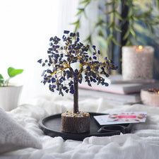 Lapis Lazuli Gemstone Healing Tree 100 Beads