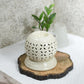 Pretty White Round Ceramic Aroma Diffuser