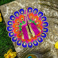 Peacock Style Laddu Gopal Dress