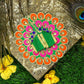 Peacock Style Laddu Gopal Dress