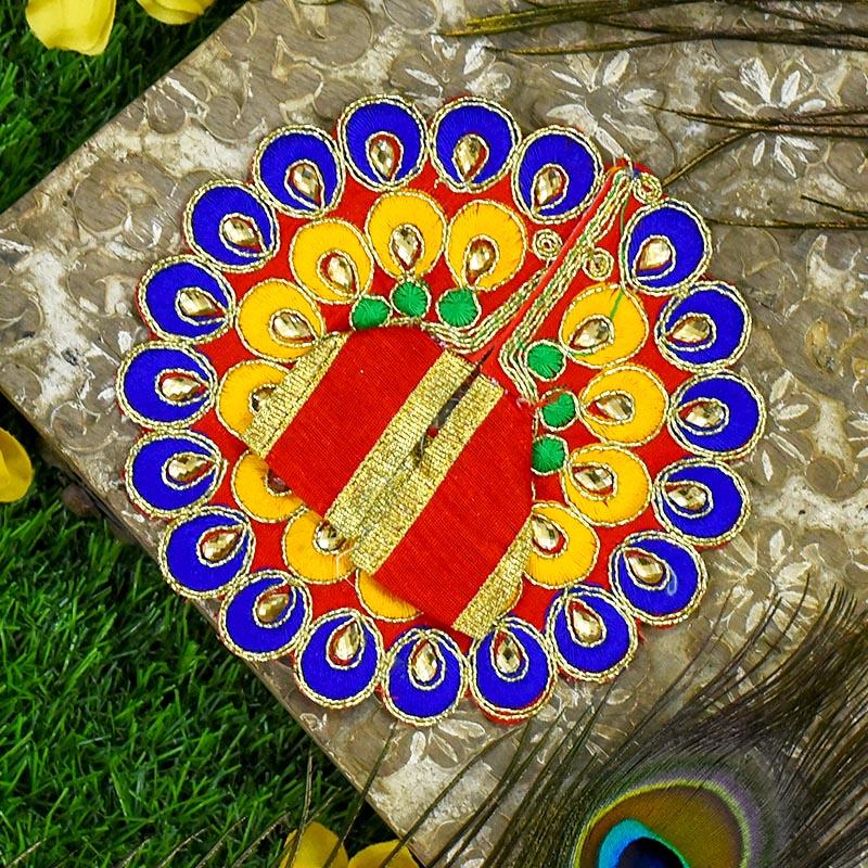 Peacock Style Laddu Gopal Dress