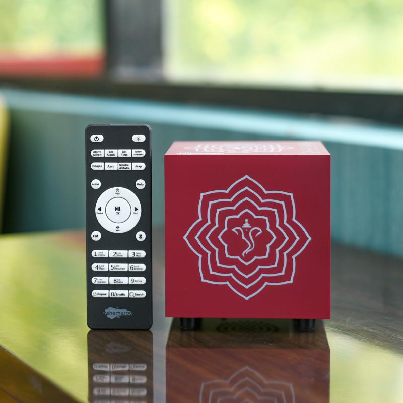 Bhajan Vaani Specially Curated Famous Bhajan, Aarti, Jaap, Mantra. Bluetooth Speaker - Shemaroo by My Pooja Box