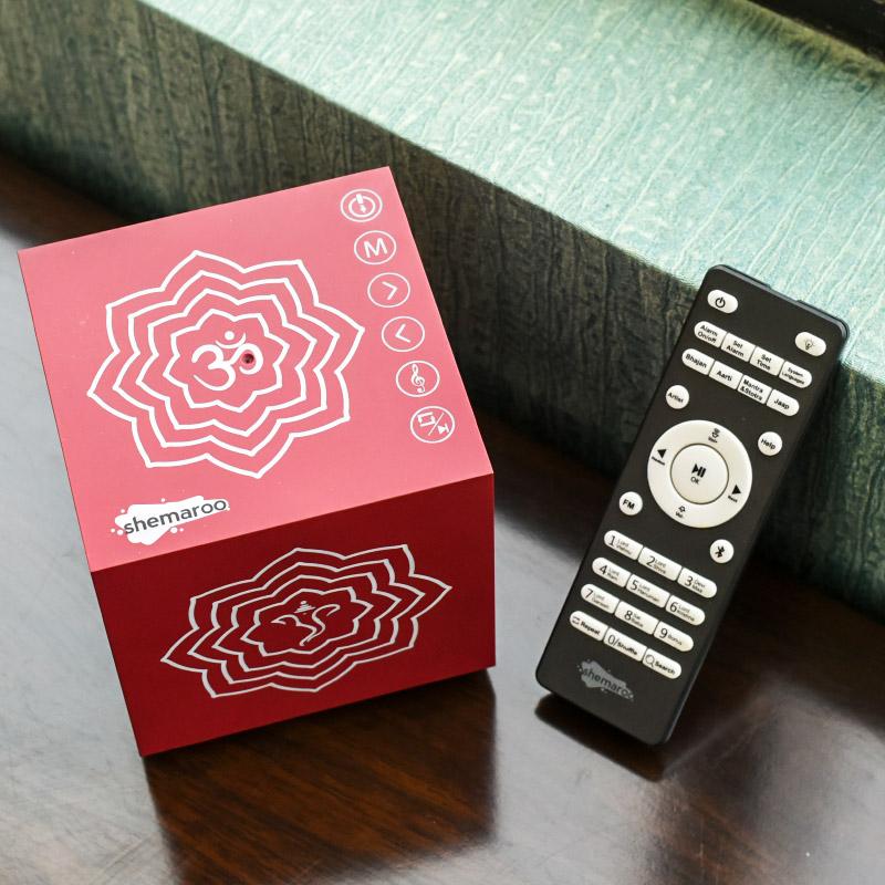 Bhajan Vaani Specially Curated Famous Bhajan, Aarti, Jaap, Mantra. Bluetooth Speaker - Shemaroo by My Pooja Box