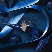 Natural Rose Quartz German Silver Adjustable Ring