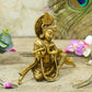 Divine Brass Krishna Idol