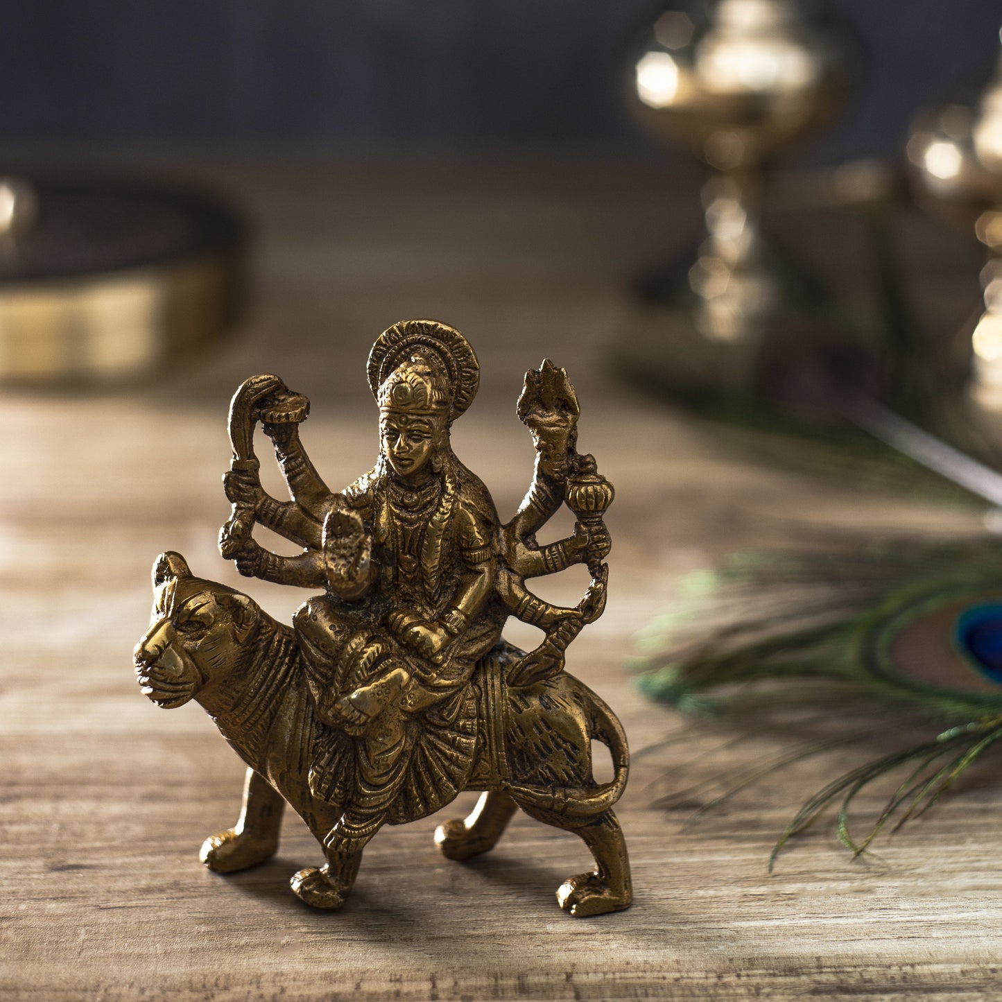 Majestic Mata Rani Brass Murti