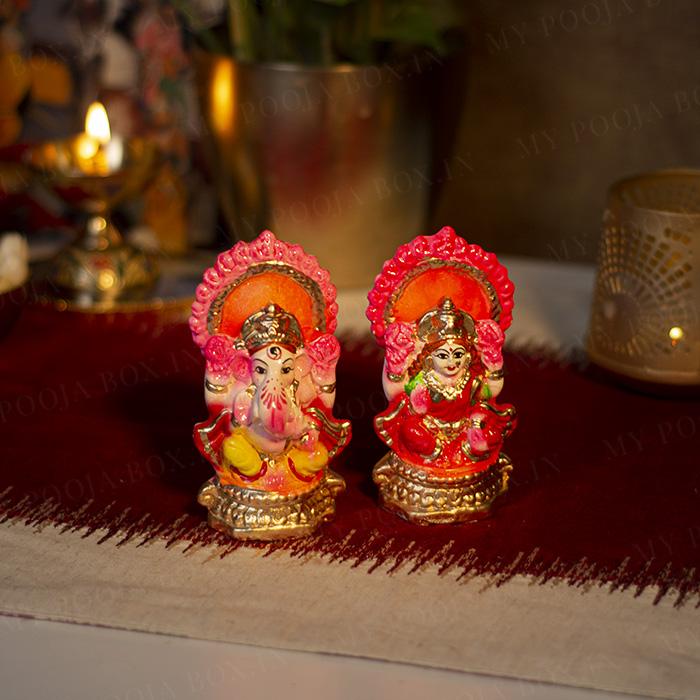 4INCH Eco-Friendly Laxmi Ganesh Idol