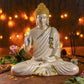 White Blessing Buddha Statue