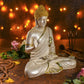 White Blessing Buddha Statue