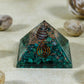 Orgonite Green Malachite Natural Pyramid