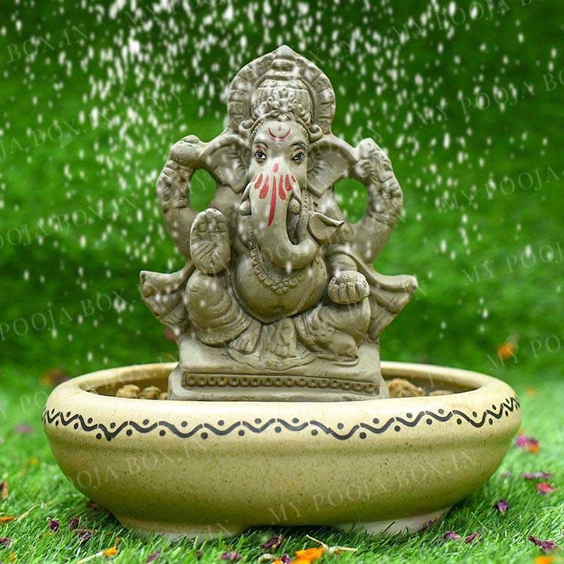 7INCH Shambhav Eco-Friendly Ganpati | Plant-A-Ganesha