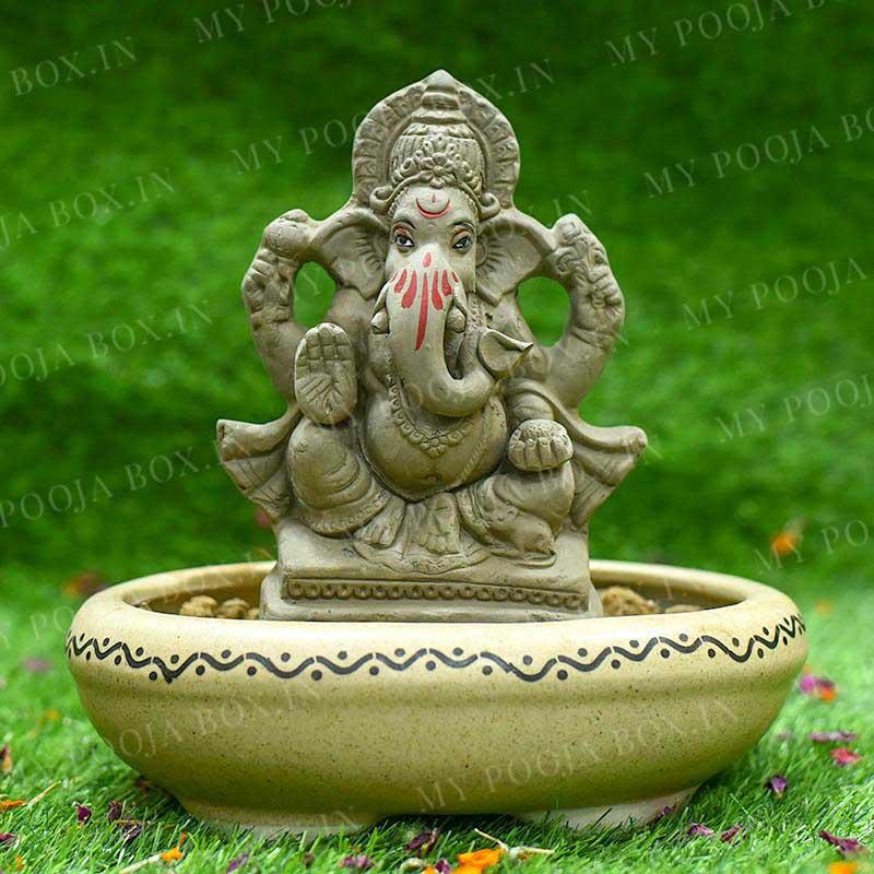 7INCH Shambhav Eco-Friendly Ganpati | Plant-A-Ganesha