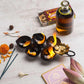 Beautiful Handmade Antique Brass Panchbhooti/ Aarti Lamp
