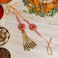 Floral Design Bhaiya Bhabhi Rakhi