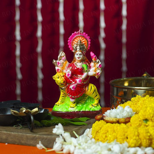7INCH Eco-Friendly Durga Maa Idol