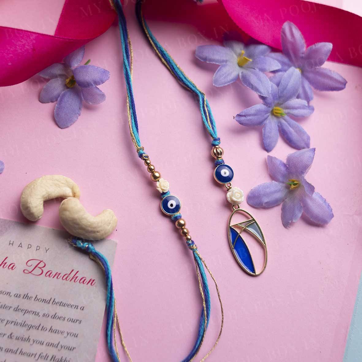 Charismatic Evil Eye Bhaiya Bhabhi Rakhi