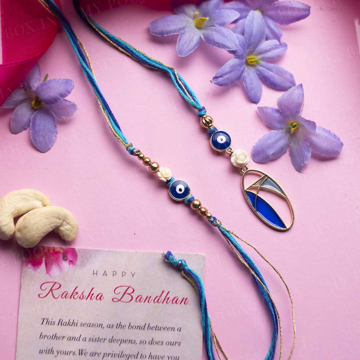Charismatic Evil Eye Bhaiya Bhabhi Rakhi