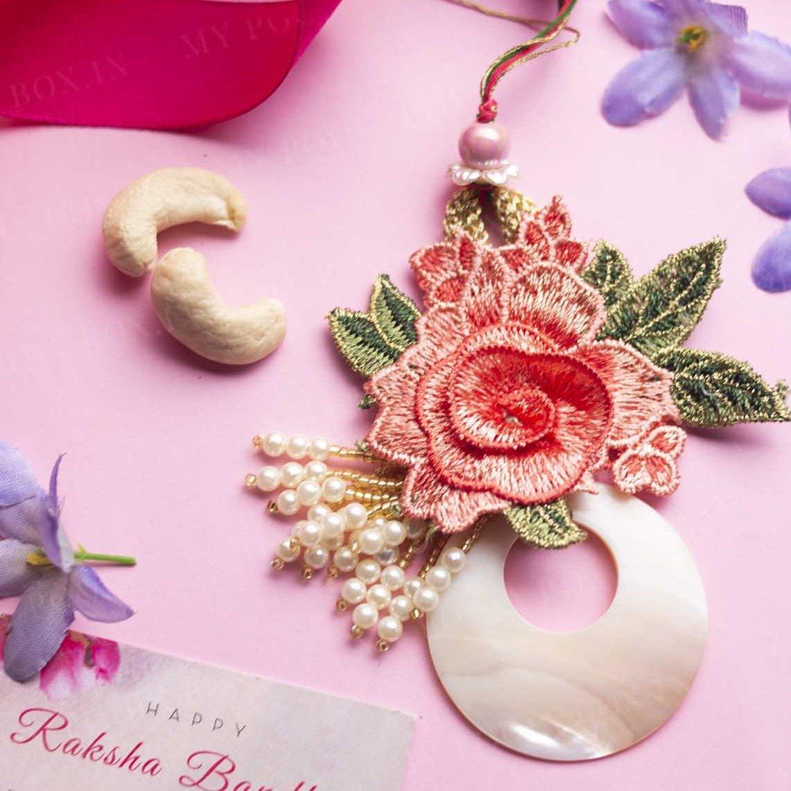 Gorgeous Floral Lumba Rakhi