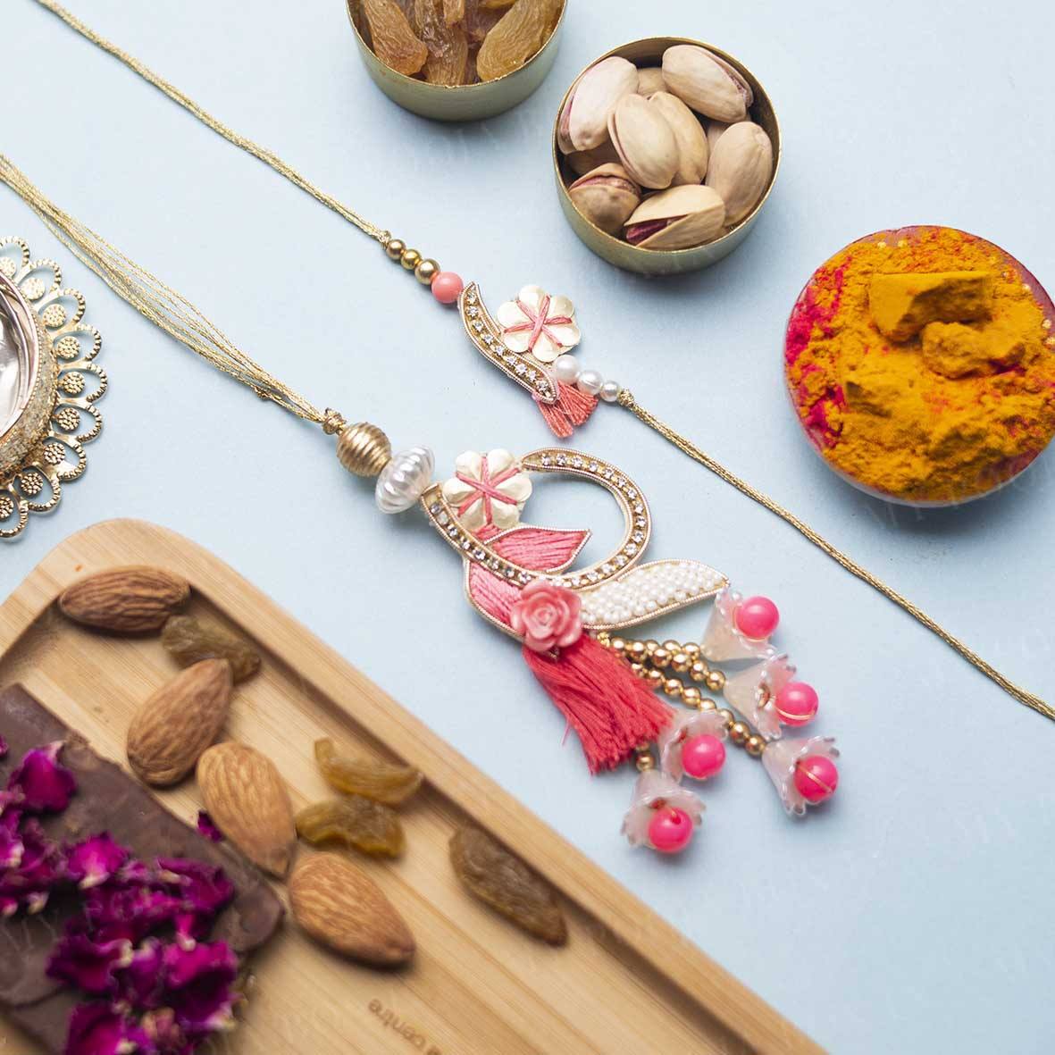 Traditional Rakhi for Bhaiya Bhabhi