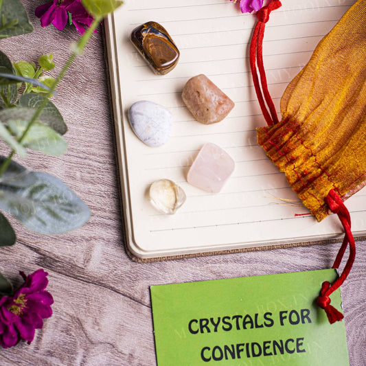 Confidence Crystal Healing Tumble Stone Set