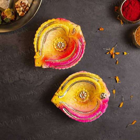 6 Allure Eco Friendly Diya (Set of 2)