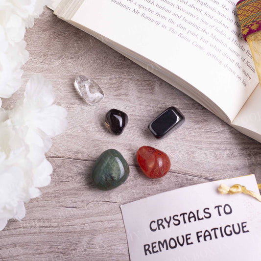 Remove Fatigue Crystal Healing Tumble Stone Set