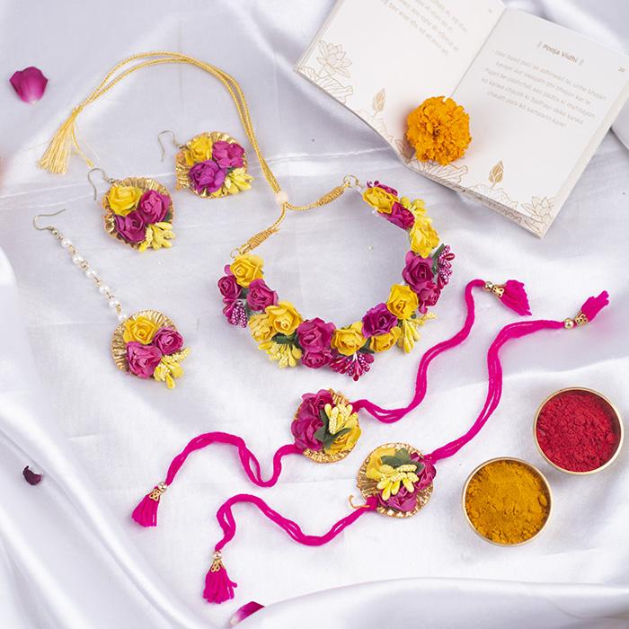 Stunning Multicolor Floral Jewellery