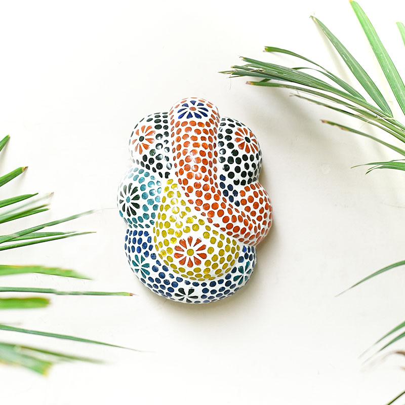 Glorious Ganesha Mosaic Table Lamp