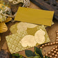 Medallion Yellow Envelope with Paisley Design(Set of 5)
